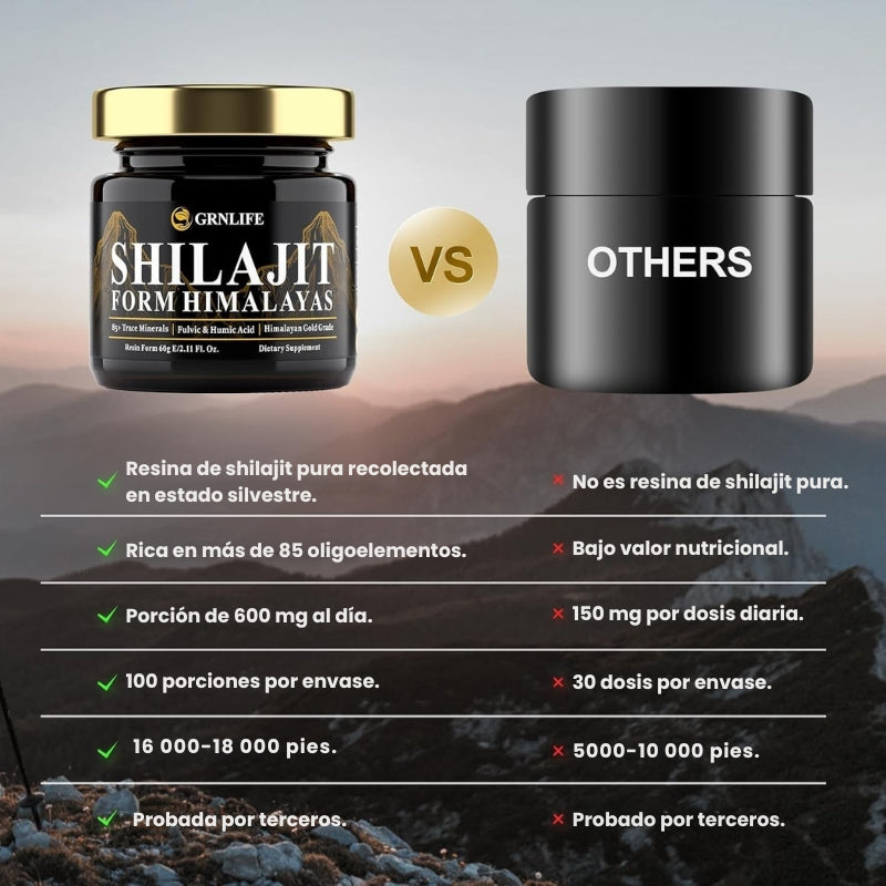 Shilajit Orgánica Pura Del Himalaya De 100g - OFERTA 2x1