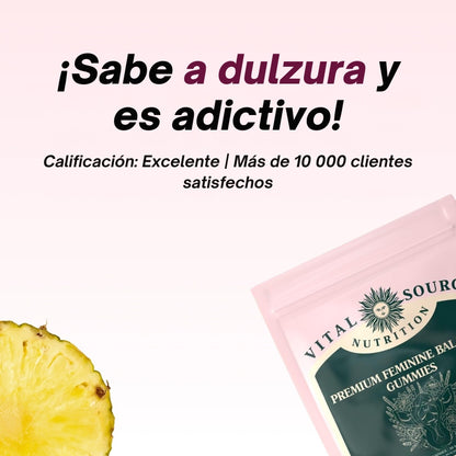 Gomitas Feminine - Esencial para la salud vaginal de la mujer.