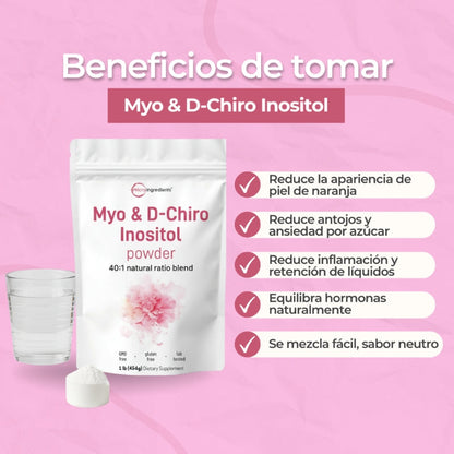 Micro Ingredients - Myo-inositol y D-Chiro Inositol en polvo