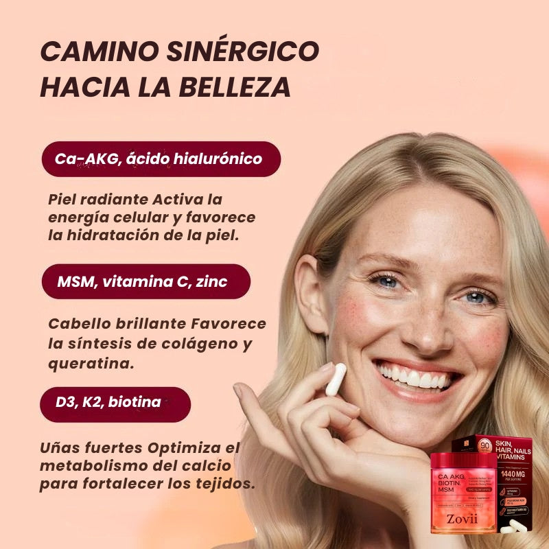 Cápsulas de apoyo de belleza Zovii Ca AKG - OFERTA 2X1
